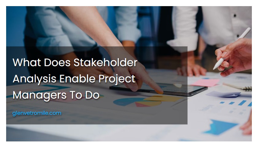 What Does Stakeholder Analysis Enable Project Managers To Do